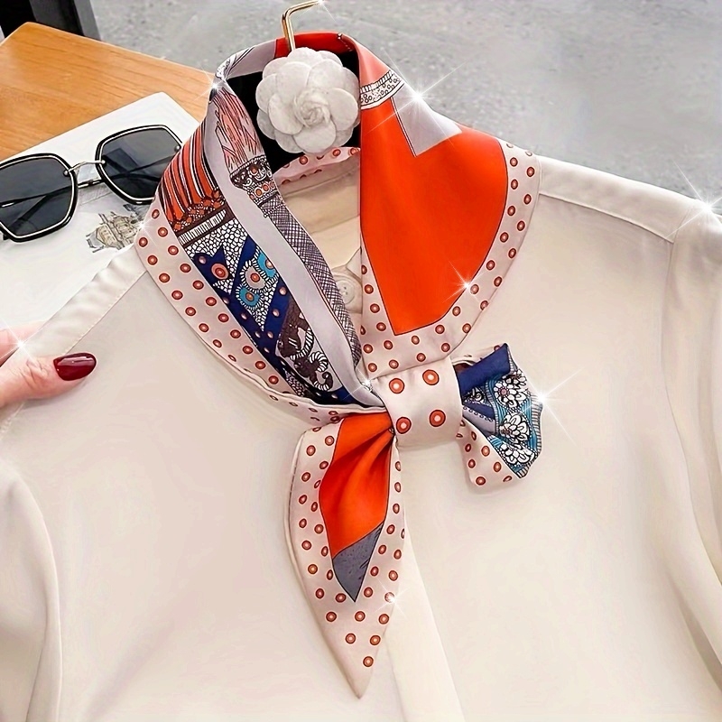 Женский атласный шейный платок – обзор и цена Ethnic Fashion Design